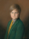 Boy in a green jacket